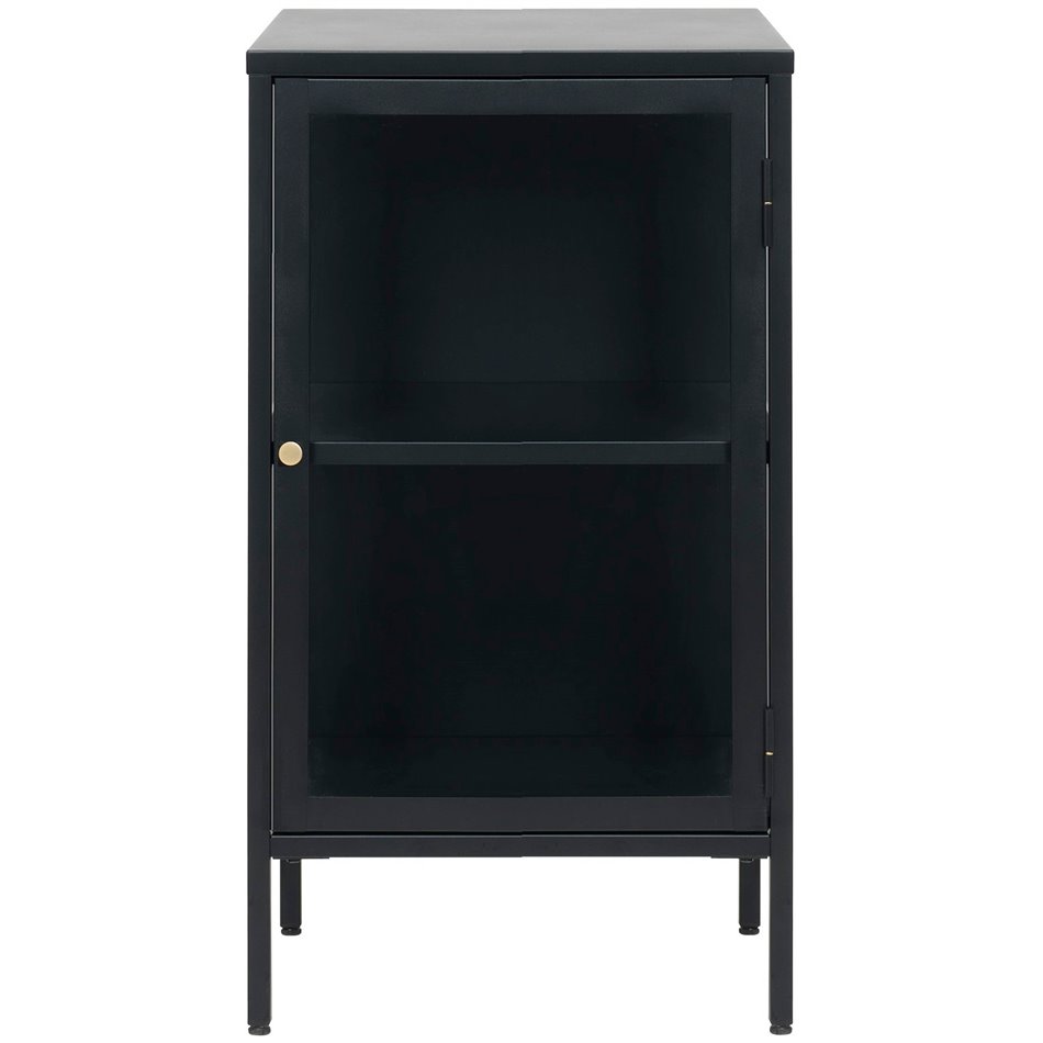 Шкаф металлический Carmel, 1 дверца, черный, H85x46x41см