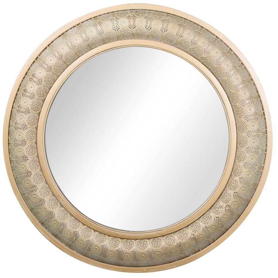 Mirror Mittveila, iron, D70x4cm