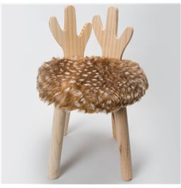 Kids chair Deer, brown, D27xH38cm