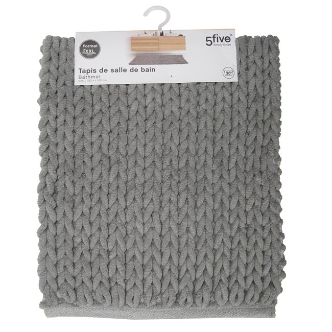 Bath mat Elpais, grey, 50x120x2cm