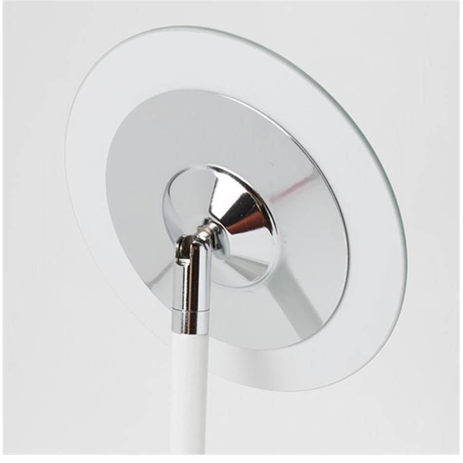 Table mirror Modern with organizer, white, 36x13cm