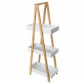 Shelf Caddy, 3 shelves, white, H82x30x18cm
