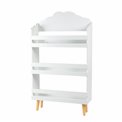 Bookcase Cloud, white, 58x100x18cm