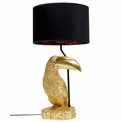 Galda lampa Toucan gold, E27 60W, 70x37x35cm