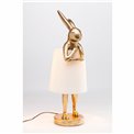 Table lamp Animal Rabbit, golden, E14 5W(MAX), H68x23x23cm