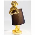 Galda lampa Animal Monkey Gold, H56x23x23cm, E14 5W(MAX)