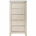 Шкафчик Luxury Champagne, 5 ящиков, зеркальная поверхность , H110x49x41см