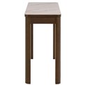 Console Authamp, brown/beige marble look, H75x100x40cm 
