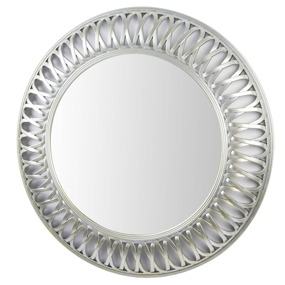 Wall mirror Indre, round, champagne color, D75x5cm