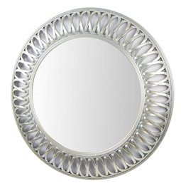 Wall mirror Indre, round, champagne color, D75x5cm