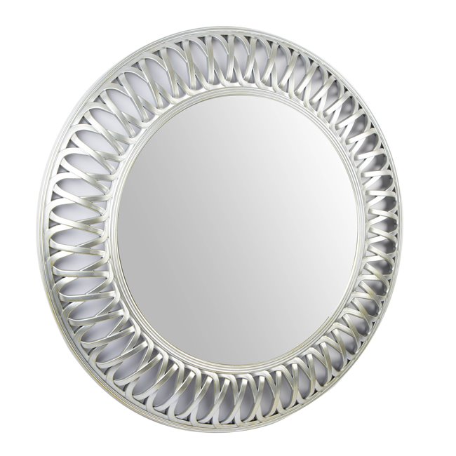 Wall mirror Indre, round, champagne color, D75x5cm