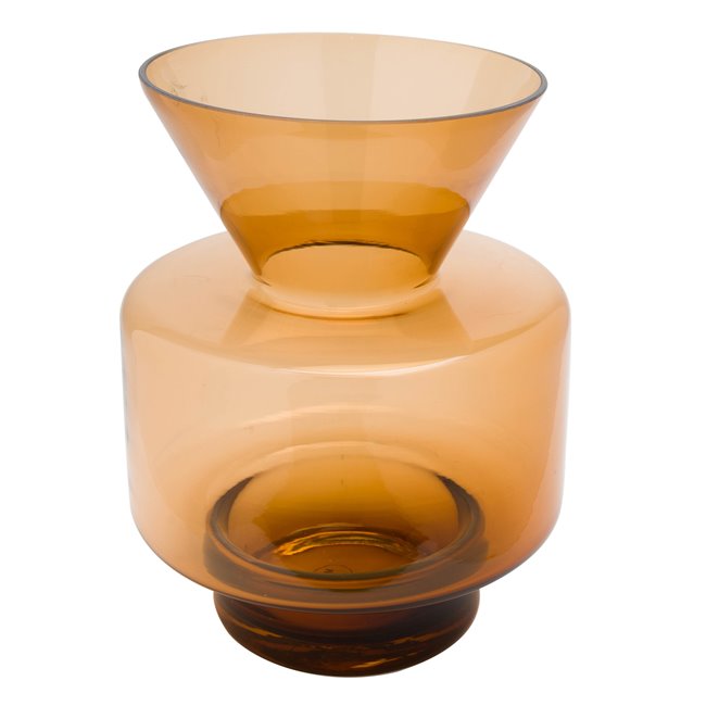 Vase, glass, D15x20cm