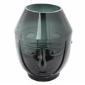 Vase Face, glass, D13x17cm
