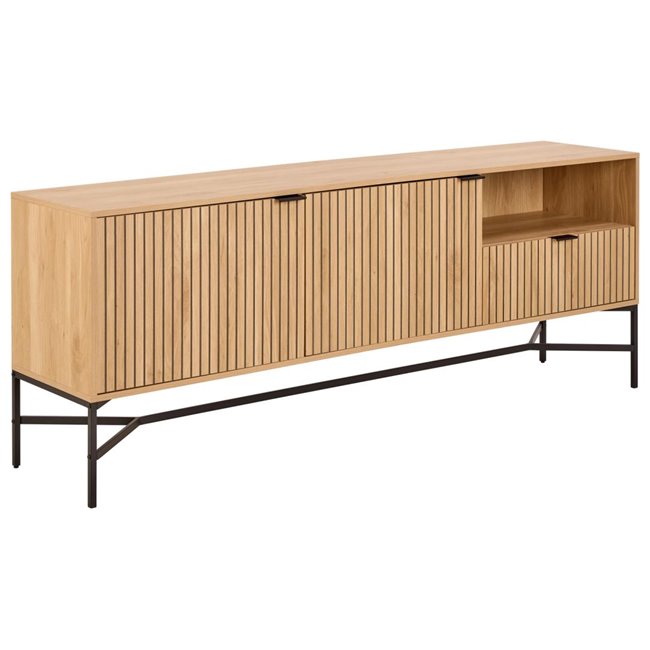 Sideboard Aipur, natural color, H70x180x40cm 