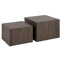 Coffee table set Aice, brown, H40x58x58cm 