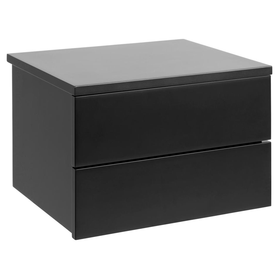 Bedside table Avignon, black, H25x37x32cm 