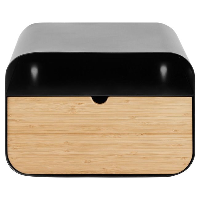 Bedside table Acliet, black, H23x35x25cm 