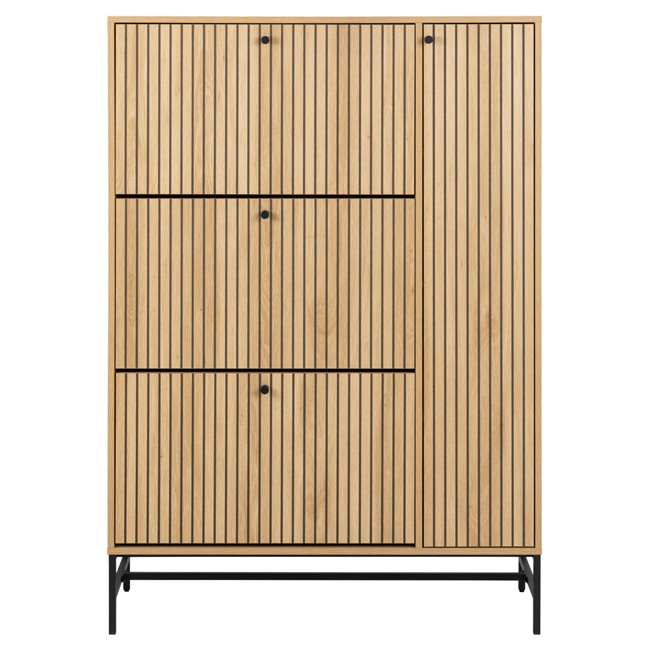 Шкаф для обуви Albany, натурального цвета, H140x99x35см 