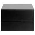 Bedside table Avignon, black, H25x37x32cm 