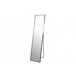 Floor mirror Izabella, black colour, H152x35x2.5cm