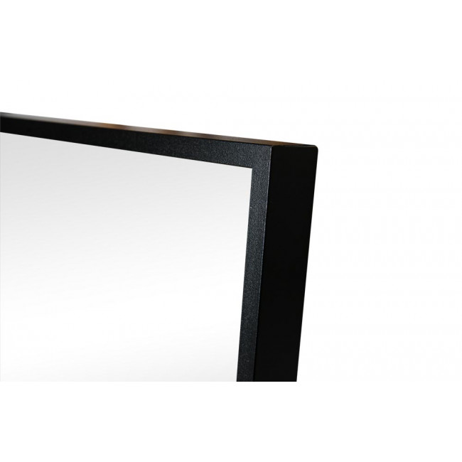Floor mirror Izabella, black colour, H152x35x2.5cm