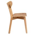 Dining chair Aroxby, set of 2 pcs, natural color, H79.5x45x55cm, seat height 42.5cm
