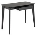 Desk Aroxby, black, H75x100x50cm 