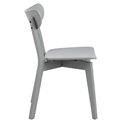 Dining chair Aroxby, set of 2 pcs, grey, H79.5x45x55cm, seat height 42.5cm