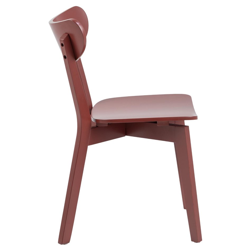 Обеденный стул Aroxby, комплект из 2шт., красный, H79.5x45x55см, высота сиденья 42.5см