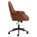 Office chair Ariko, brown, H106x60x67.5cm, seat height 47-57cm