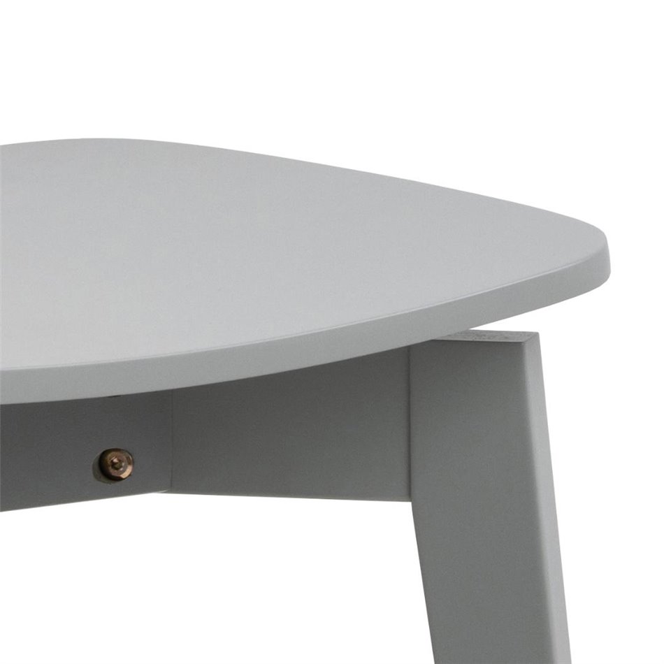 Dining chair Aroxby, set of 2 pcs, grey, H79.5x45x55cm, seat height 42.5cm