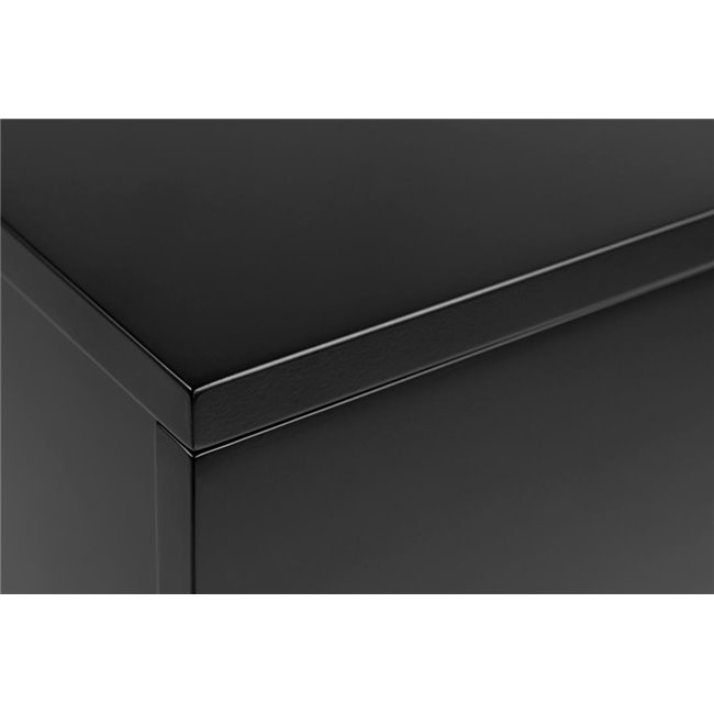 Bedside table Avignon, black, H25x37x32cm 