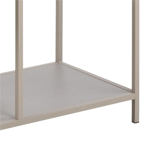 Bookcase Seaford, light grey/beige, H185x77x35cm 