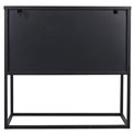 Sideboard Acevton, black, H80x82x40cm 