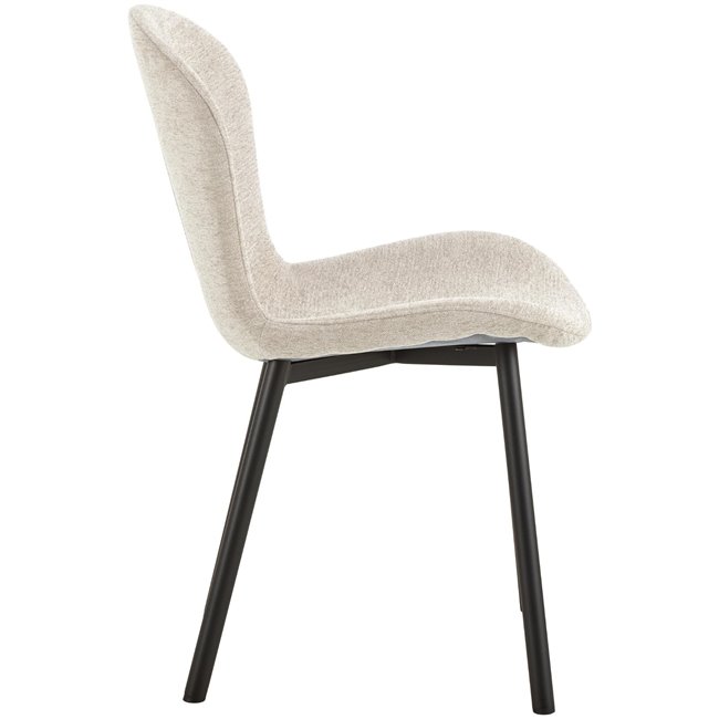 Обеденный стул Asra, комплект из 2шт., бежевый, H86x50x58см, высота сиденья 47см