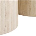 Coffee table set Aice, beige, H40xD58cm 