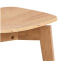 Dining chair Aroxby, set of 2 pcs, natural color, H79.5x45x55cm, seat height 42.5cm