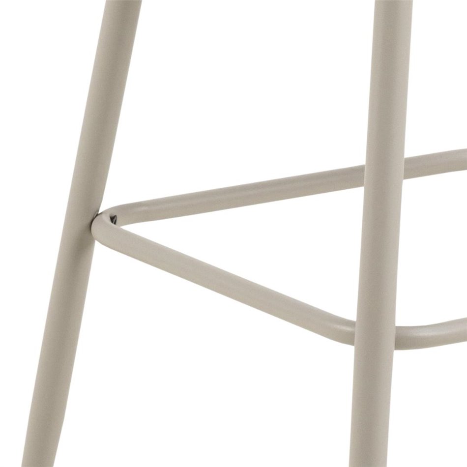 Bar chair Aleanor, set of 2 pcs, beige, H105x54x52cm, seat height 78-78cm