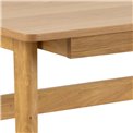 Desk Arnett, natural color, H75x120x60cm 