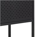 Sideboard Acevton, black, H80x82x40cm 