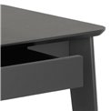 Desk Aroxby, black, H75x100x50cm 