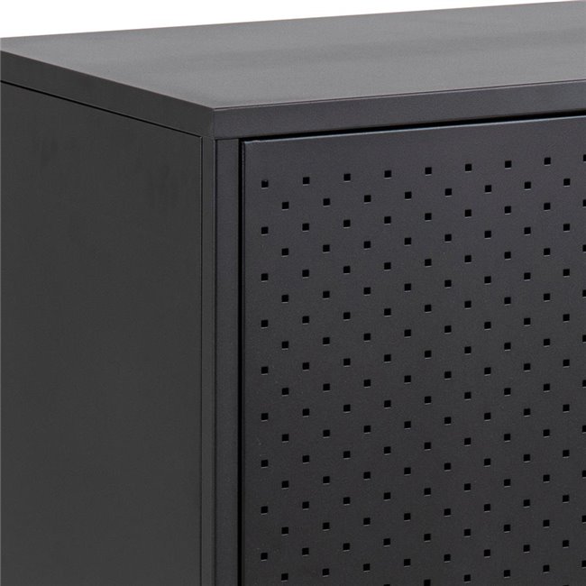 Sideboard Acevton, black, H80x82x40cm 
