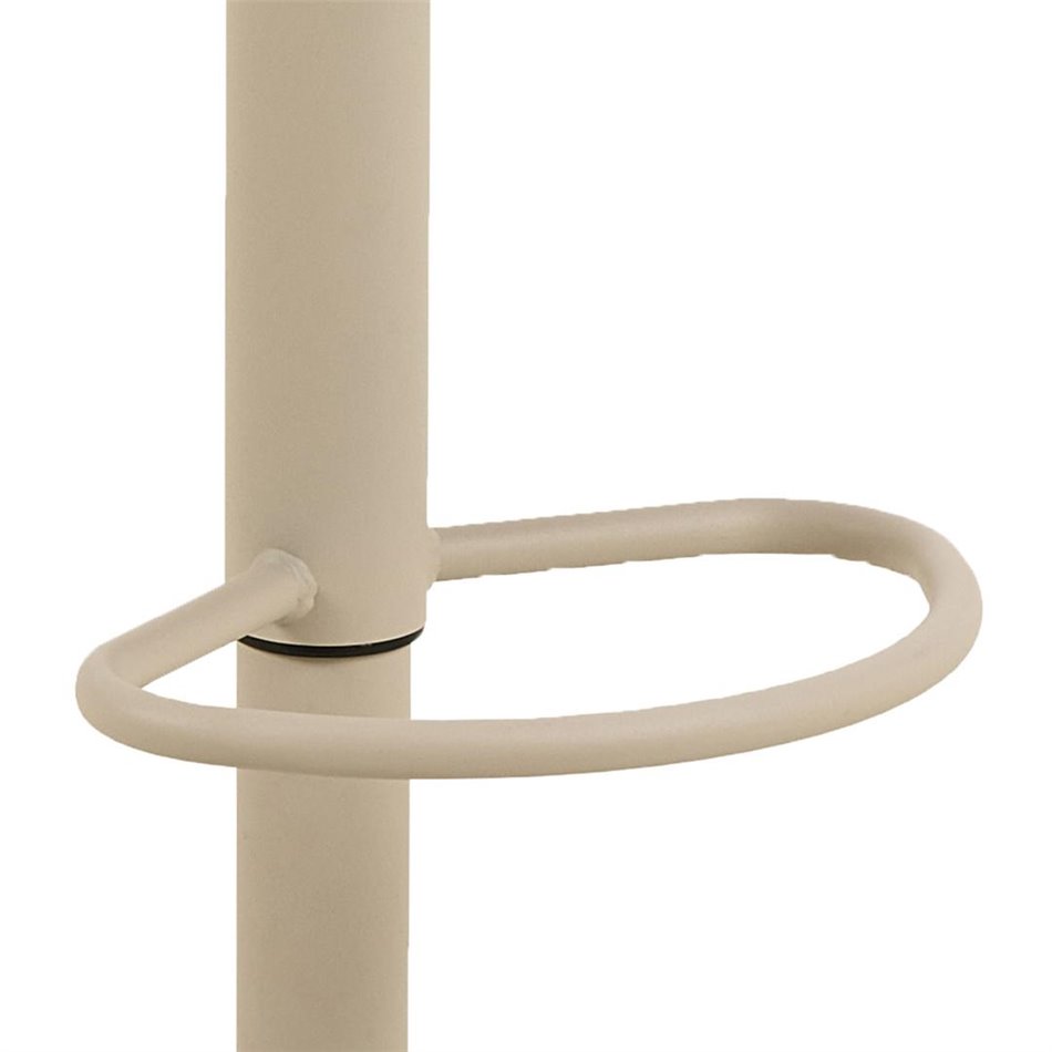 Bar chair Aleanor, beige, H110x53x56cm, seat height 65-86cm