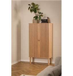 Cabinet Angley, natural color, H145x80x40cm