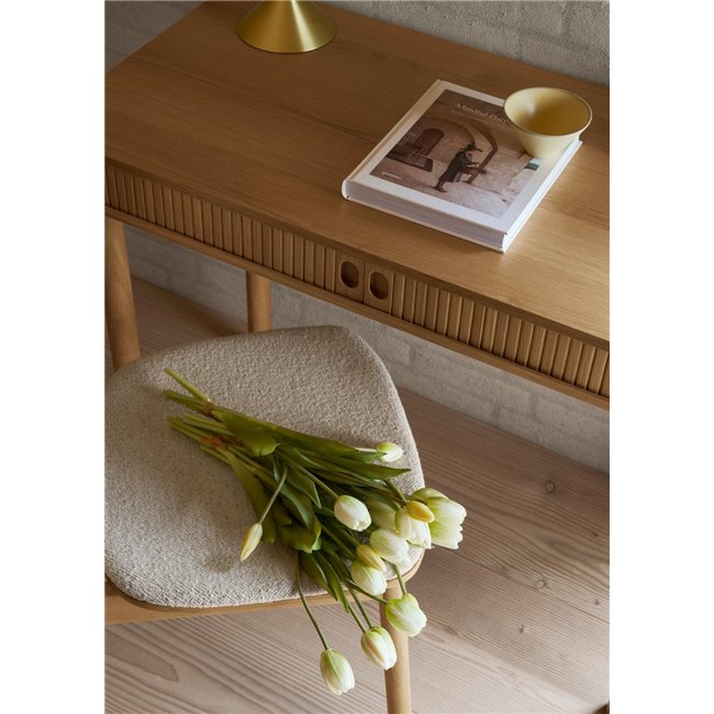 Desk Angley, natural color, H75x100x50cm 