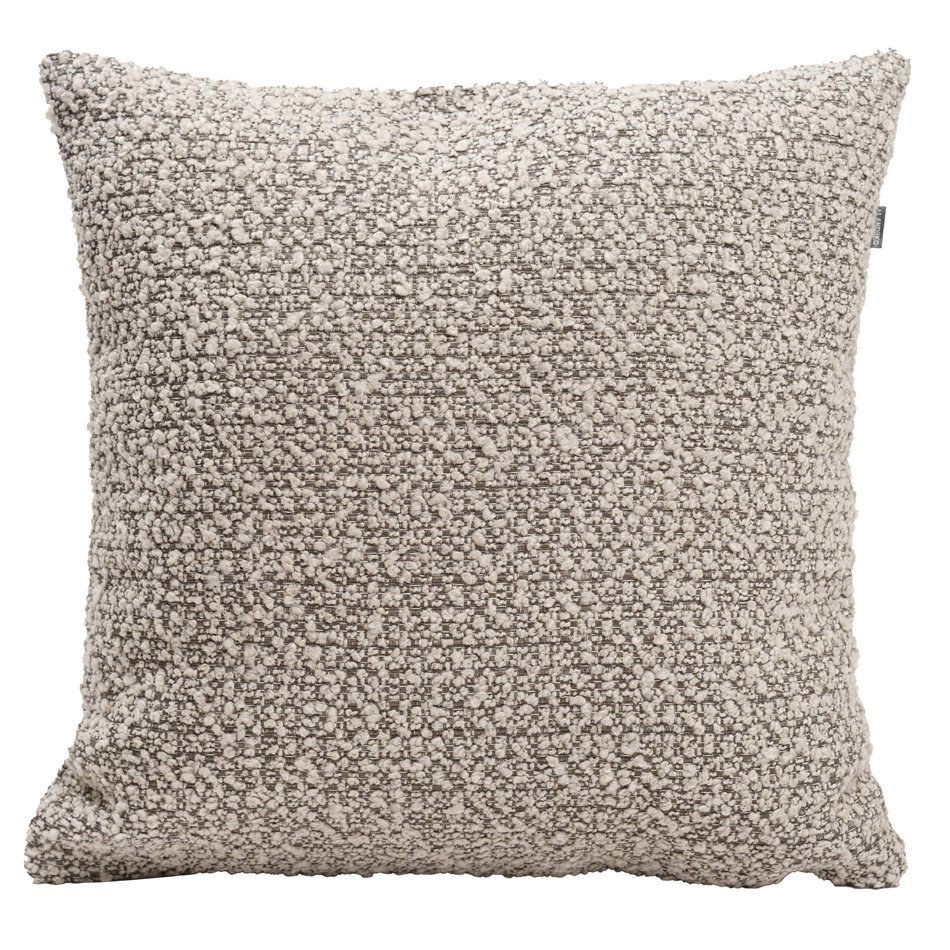 Decorative pillowcase Perugia, taupe, 45x45cm