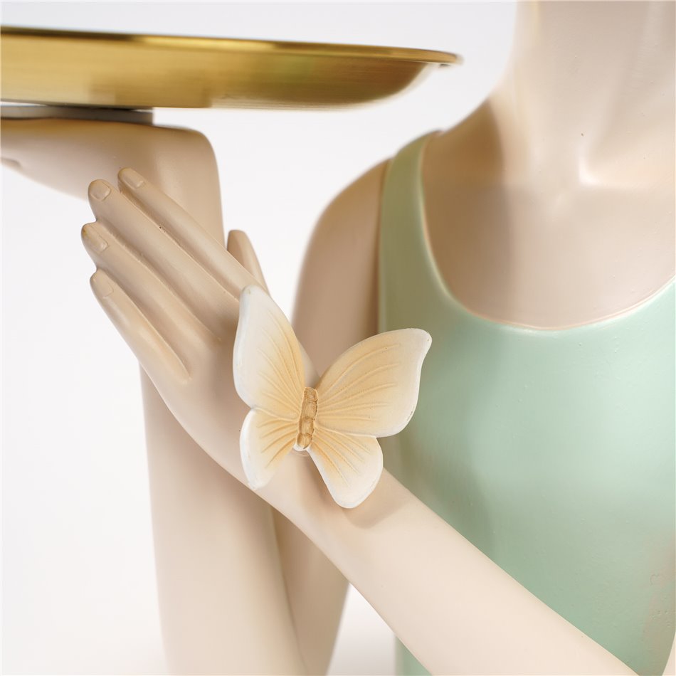 Декоративная фигурка Butterfly girl c подставкой, H27.5x20x13.7cm