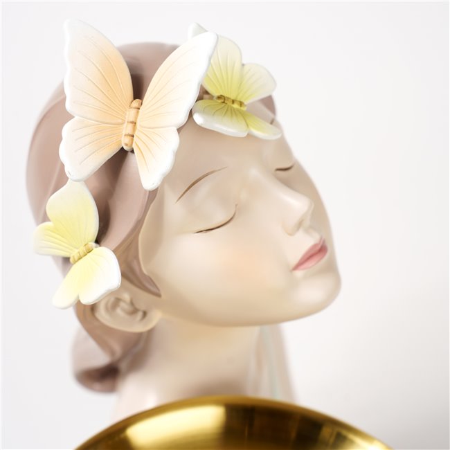 Декоративная фигурка Butterfly girl c подставкой, H27.5x20x13.7cm