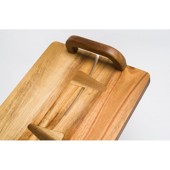 Acacia wood tray Futani, 40x25x6.5cm