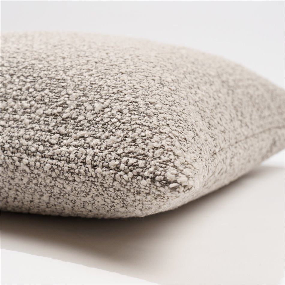 Decorative pillowcase Perugia, taupe, 60x60cm